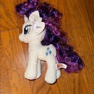 Purple rarity, My Little Pony White Plush Toy